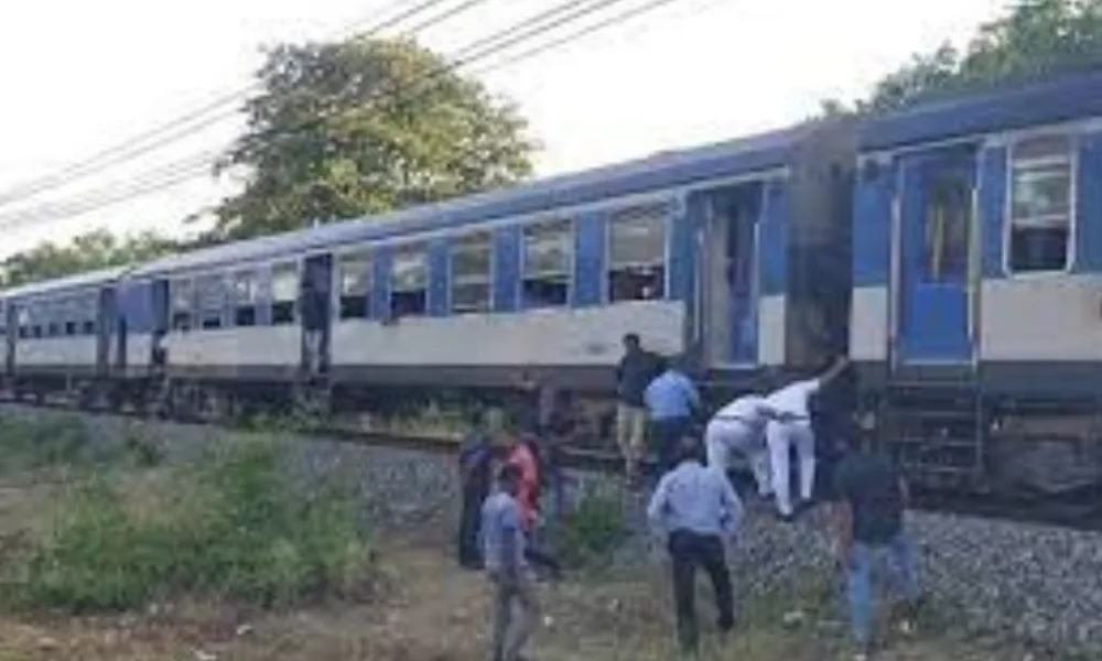 Train accident in colombo
